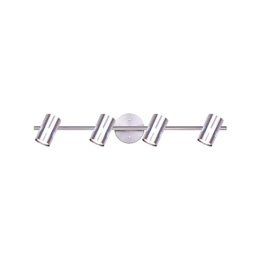 Canarm Aldi 29in 4-Light Track Lighting | Matte Black and Chrome | Kitchen & Living Room | 29 x 5 x 8 in | Model IT1058A04BNC10