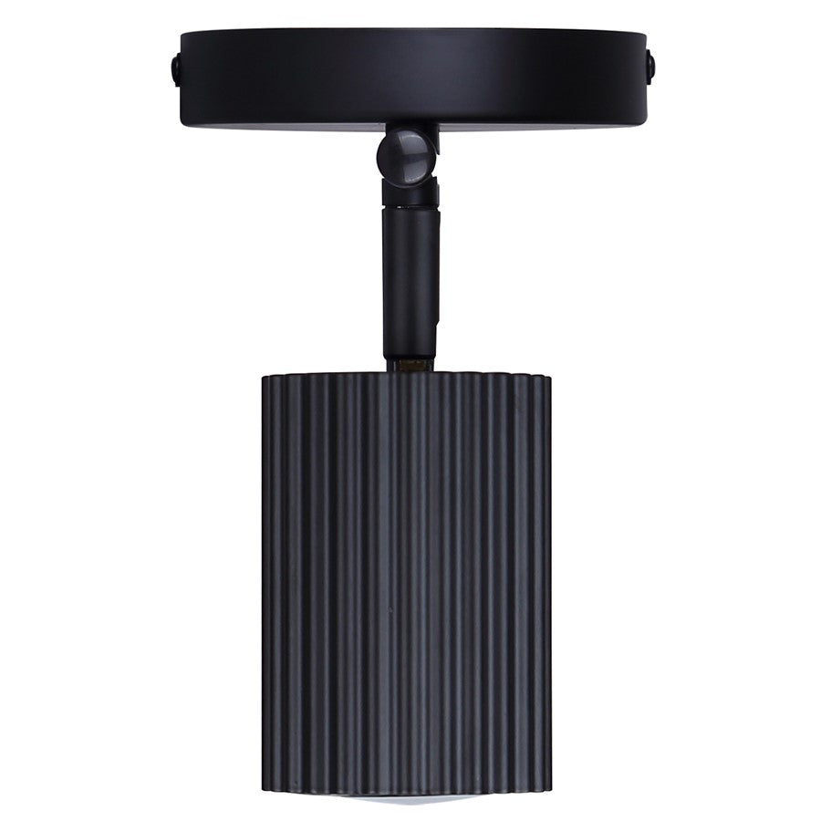 Canarm Rexton 14in 2-Light Track Lighting | Matte Black | Kitchen & Office | 14 x 5 x 7 in | Model IT1119A02BK10