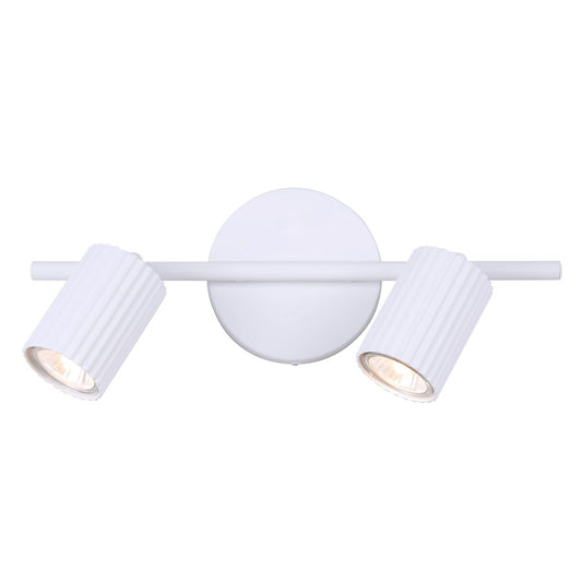 Canarm Rexton 14in 2-Light Track Lighting | Matte White | Kitchen & Office | 14 x 5 x 7 in | Model IT1119A02WH10