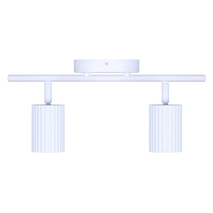 Canarm Rexton 14in 2-Light Track Lighting | Matte White | Kitchen & Office | 14 x 5 x 7 in | Model IT1119A02WH10
