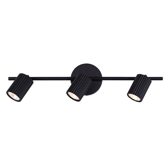 Canarm Rexton 22in 3-Light Track Lighting | Matte Black | Kitchen & Living Room | 22 x 5 x 7 in | Model IT1119A03BK10