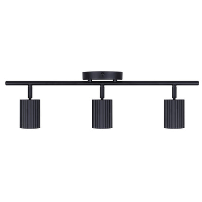 Canarm Rexton 22in 3-Light Track Lighting | Matte Black | Kitchen & Living Room | 22 x 5 x 7 in | Model IT1119A03BK10