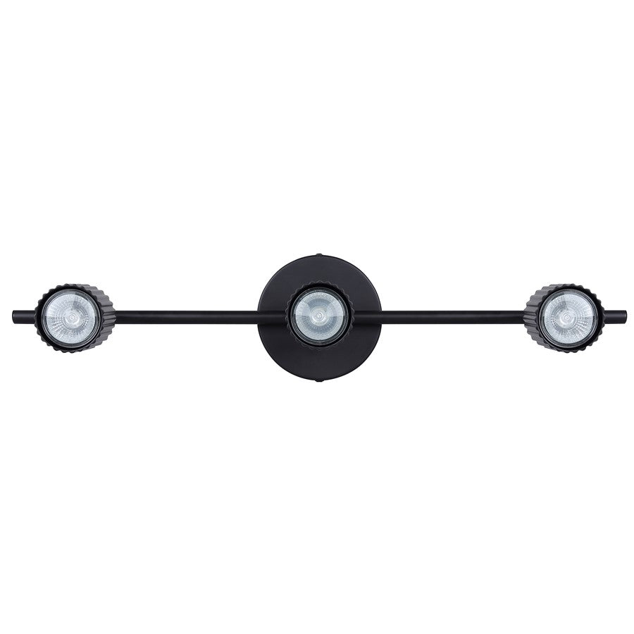 Canarm Rexton 22in 3-Light Track Lighting | Matte Black | Kitchen & Living Room | 22 x 5 x 7 in | Model IT1119A03BK10