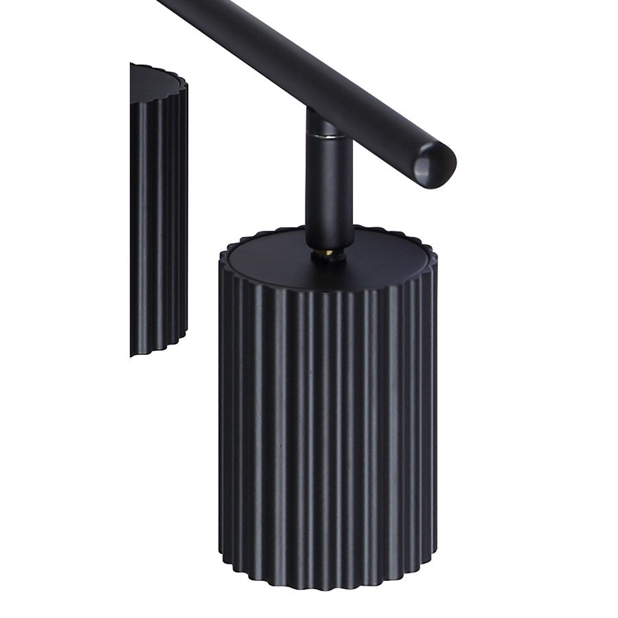 Canarm Rexton 29in 4-Light Track Lighting | Modern Matte Black Metal | Kitchen & Living Room | 29 x 4.75 x 6.5 in | Model IT1119A04BK10