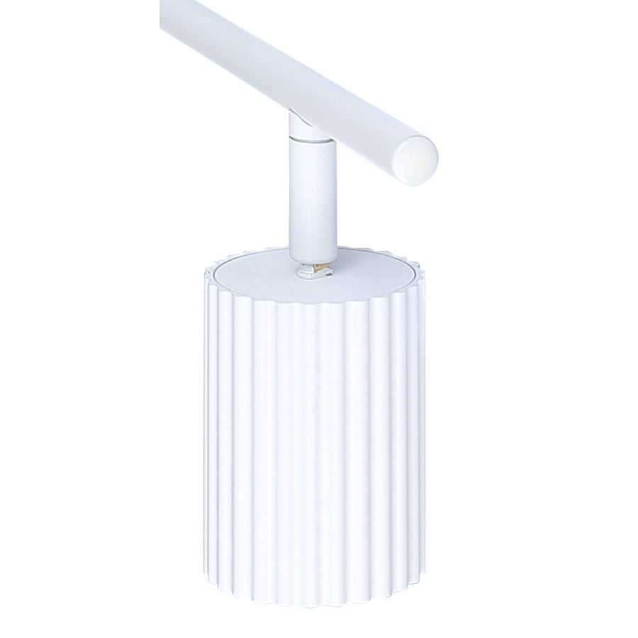 Canarm Rexton 29in 4-Light Track Lighting | Modern Matte White Metal | Kitchen & Living Room | 29 x 4.75 x 6.5 in | Model IT1119A04WH10