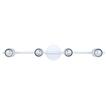 Canarm Rexton 29in 4-Light Track Lighting | Modern Matte White Metal | Kitchen & Living Room | 29 x 4.75 x 6.5 in | Model IT1119A04WH10