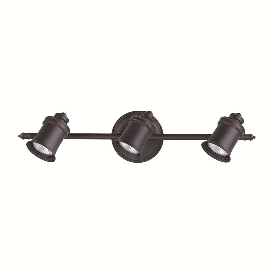 Canarm Taylor 21.5in 3-Light Track Lighting Kit | Oil Rubbed Bronze Steel | Kitchen & Living Room Accent | 21.5 x 4.75 in | Model IT299A03ORB10
