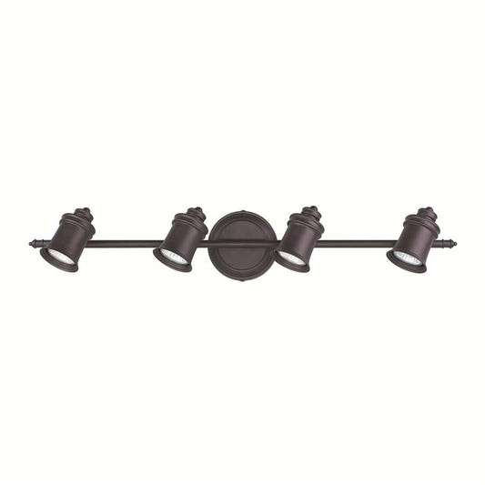 Canarm Taylor 29in 4-Light Track Lighting Kit | Oil Rubbed Bronze Steel | Kitchen & Living Room Accent | 29 x 4.75 in | Model IT299A04ORB10