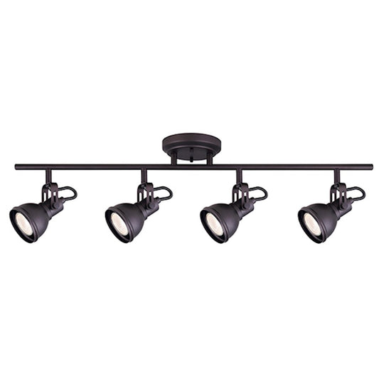 Canarm Polo 29in 4-Light Track Light | Oil Rubbed Bronze | Kitchen Island & Dining Room | 29 x 8.5 in | Model IT622A04ORB10