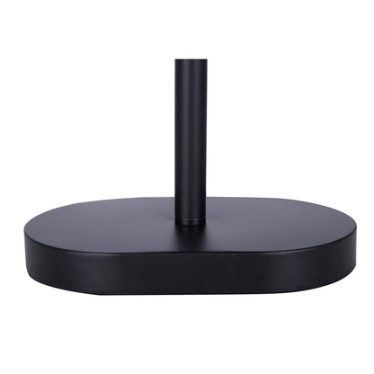 Canarm Kov 24in 1-Light Table Lamp | Matte Black Metal Shade | Bedroom & Reading Nook | 13 x 6 x 24 in | Model ITL2132B24BK