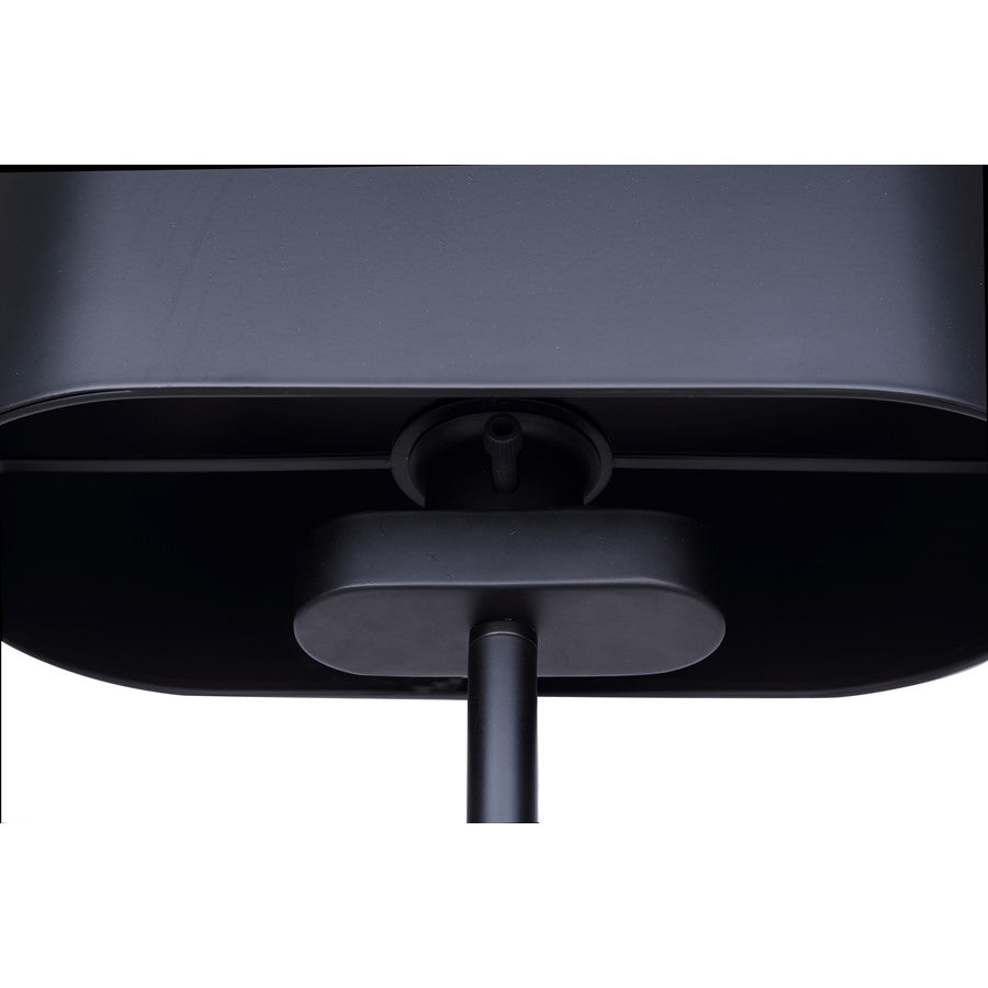 Canarm Kov 24in 1-Light Table Lamp | Matte Black Metal Shade | Bedroom & Reading Nook | 13 x 6 x 24 in | Model ITL2132B24BK