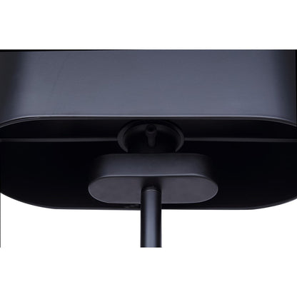 Canarm Kov 24in 1-Light Table Lamp | Matte Black Metal Shade | Bedroom & Reading Nook | 13 x 6 x 24 in | Model ITL2132B24BK