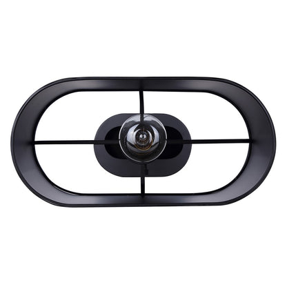 Canarm Kov 24in 1-Light Table Lamp | Matte Black Metal Shade | Bedroom & Reading Nook | 13 x 6 x 24 in | Model ITL2132B24BK