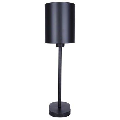 Canarm Kov 24in 1-Light Table Lamp | Matte Black Metal Shade | Bedroom & Reading Nook | 13 x 6 x 24 in | Model ITL2132B24BK