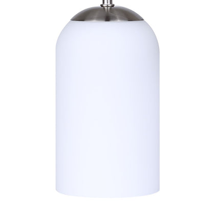 Canarm Novalee 22in 3-Light Vanity | Brushed Nickel and Opal Glass | Bathroom & Powder Room | 22 x 6.5 x 9.75 in | Model IVL1130A03BN
