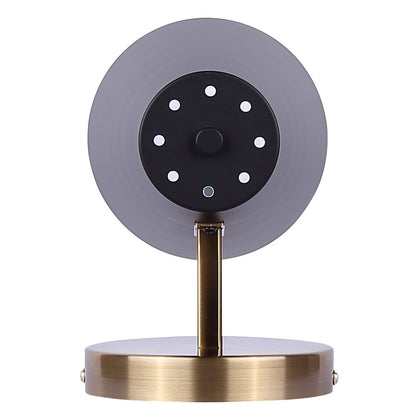 Canarm Harken 1-Light Wall Sconce | Matte Black and Gold Metal | Bathroom & Powder Room | 5.38 x 7.75 x 7.75 in | Model IVL1145A01BKG