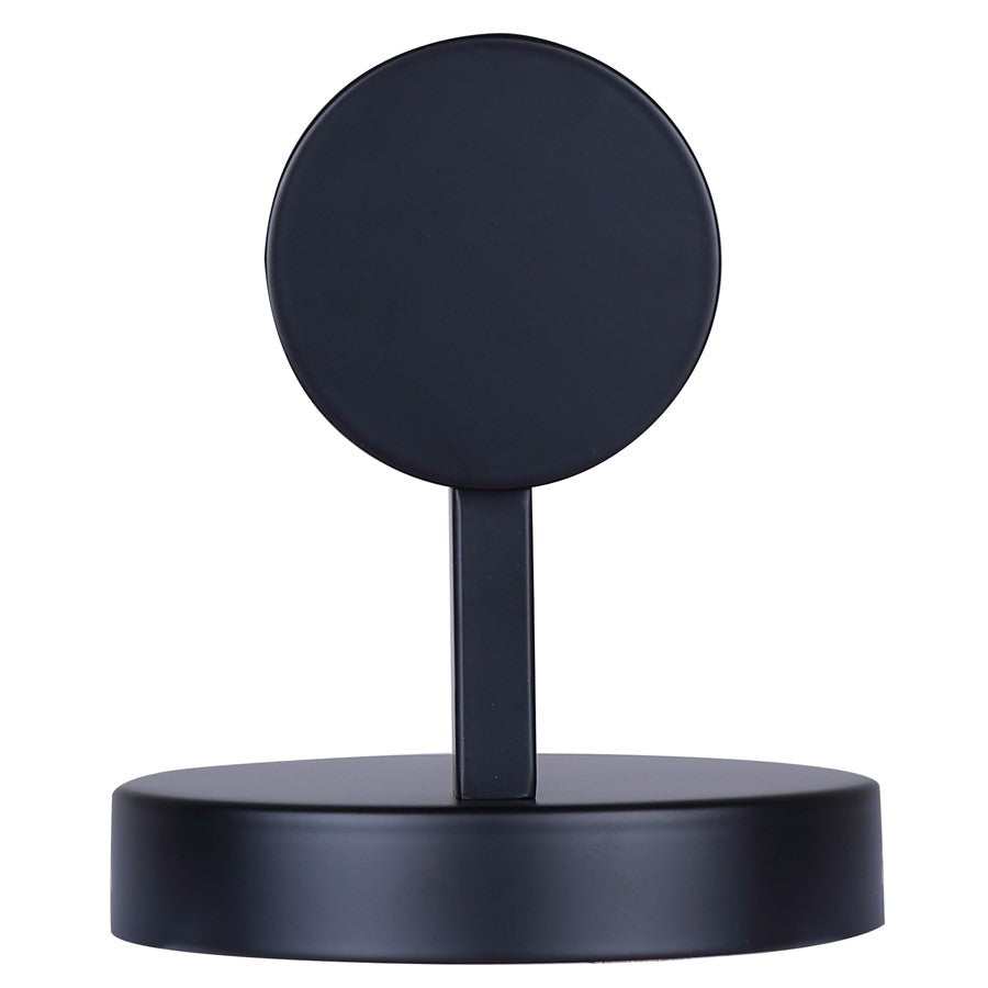 Canarm Kristella 6in 1-Light Wall Sconce | Modern Matte Black and Grey Marble Glass | Bathroom & Hallway | 6 x 5 x 10 in | Model IVL1153A01BK