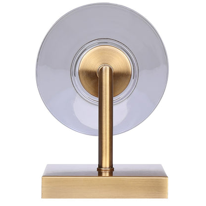 Canarm Berklie 1-Light 8in Wall Sconce | Matte Gold and Clear Glass | Bathroom Vanity & Powder Room | 9.75in H | Model IVL1159A01GD
