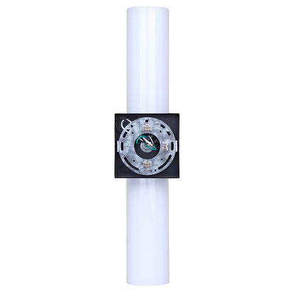 Canarm Maxine 20in 2-Light Vanity Wall Light | Modern Matte Black and Opal Glass | Bathroom & Powder Room | 4.5 x 4.75 x 20 in | Model IVL1167A02BK