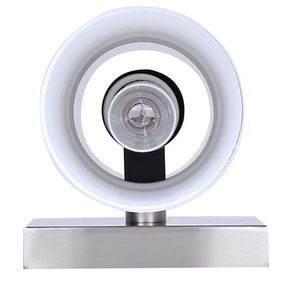 Canarm Maxine 20in 2-Light Vanity Wall Light | Modern Brushed Nickel and Opal Glass | Bathroom & Powder Room | 4.5 x 4.75 x 20 in | Model IVL1167A02BN