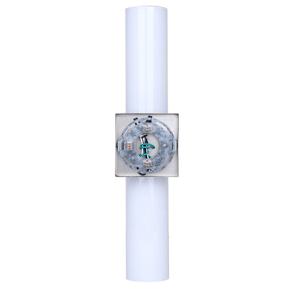 Canarm Maxine 20in 2-Light Vanity Wall Light | Modern Brushed Nickel and Opal Glass | Bathroom & Powder Room | 4.5 x 4.75 x 20 in | Model IVL1167A02BN