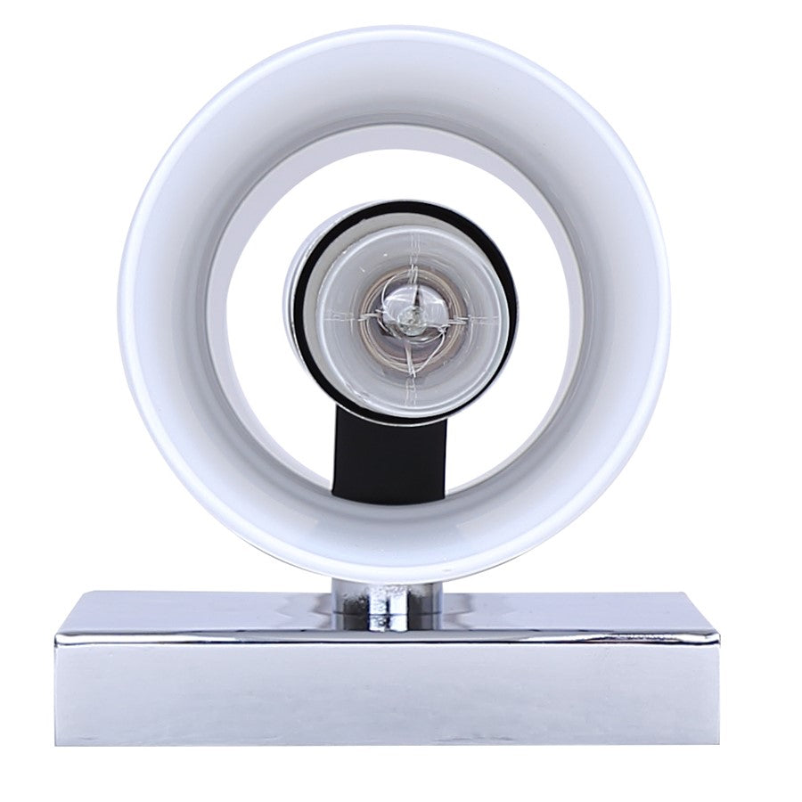 Canarm Maxine 20in 2-Light Vanity Wall Light | Modern Chrome and Opal Glass | Bathroom & Powder Room | 4.5 x 4.75 x 20 in | Model IVL1167A02CH