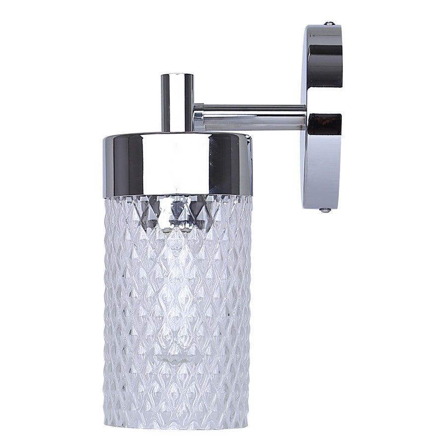 Canarm Eden 13in 2-Light Vanity | Chrome and Diamond Glass | Bathroom Vanity Light | 13 x 6.25 x 10.88 in | Model IVL1168A02CH
