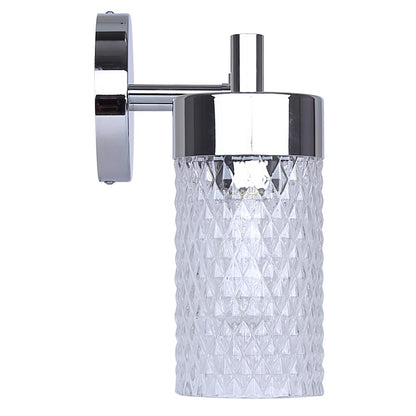Canarm Eden 23in 3-Light Vanity | Chrome and Diamond Glass | Bathroom Vanity Light | 23.25 x 6.25 x 10.88 in | Model IVL1168A03CH