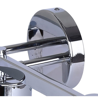 Canarm Eden 23in 3-Light Vanity | Chrome and Diamond Glass | Bathroom Vanity Light | 23.25 x 6.25 x 10.88 in | Model IVL1168A03CH