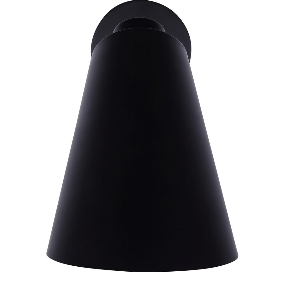 Canarm Rame 12in 1-Light Vanity Light | Retro Matte Black and Gold Metal | Bathroom & Powder Room | 11.66 x 5.125 x 12 in | Model IVL1178A01BKG