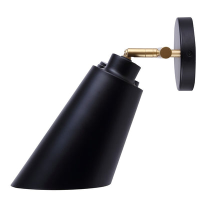 Canarm Rame 23in 3-Light Vanity Light | Retro Matte Black and Gold Metal | Bathroom & Powder Room | 23 x 7 x 12 in | Model IVL1178A03BKG
