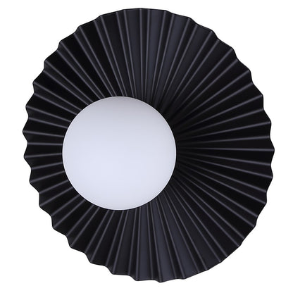 Canarm Payton 12in 1-Light Vanity Light | Matte Black and Opal Glass | Bathroom Vanity & Wall Sconce | 12 x 6.75 x 12 in | Model IVL1210A01BK9