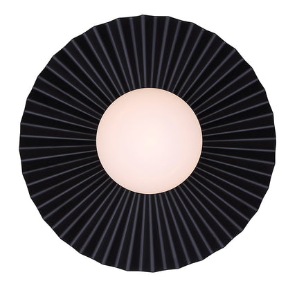 Canarm Payton 12in 1-Light Vanity Light | Matte Black and Opal Glass | Bathroom Vanity & Wall Sconce | 12 x 6.75 x 12 in | Model IVL1210A01BK9