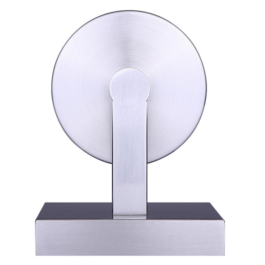 Canarm Britton 4.75in 1-Light Vanity Light | Brushed Nickel and Clear Glass | Bathroom & Hallway | 4.75 x 6.12 x 8.62 in | Model IVL1234A01BN