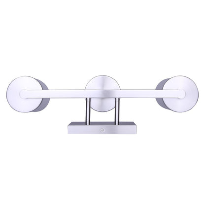 Canarm Britton 21in 3-Light Vanity Light | Modern Brushed Nickel and Clear Glass | Bathroom & Powder Room | 21 x 6 x 9.625 in | Model IVL1234A03BN