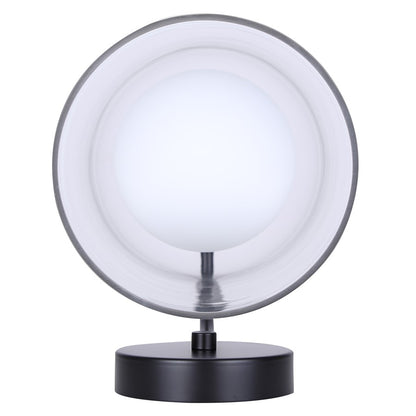 Canarm Pelia 1-Light Wall Sconce | Black Metal and Clear Glass | Hallway & Bedroom Accent | 7 x 10 x 19.88 in | Model IWF1142A01BK
