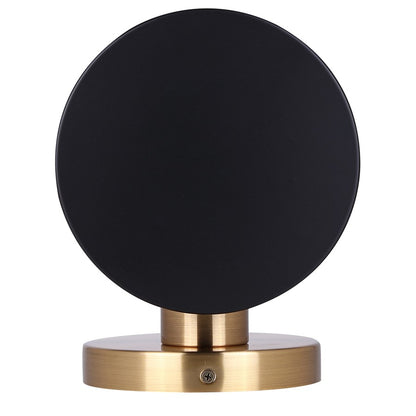 Canarm Jenner 7in 1-Light Wall Sconce | Mid-Century Matte Black and Gold with Clear Ribbed Glass | Hallway & Bedroom Accent | Model IWF1143A01BKG