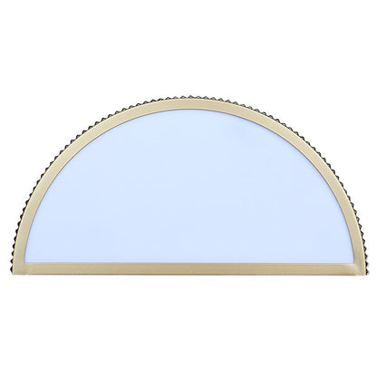 Canarm Scarlett 12in 1-Light Wall Sconce | Painted Gold and Ribbed Gold Drum Shade | Hallway & Living Room | W 12 x D 6 x H 5 in | Model IWL1208A12PGD