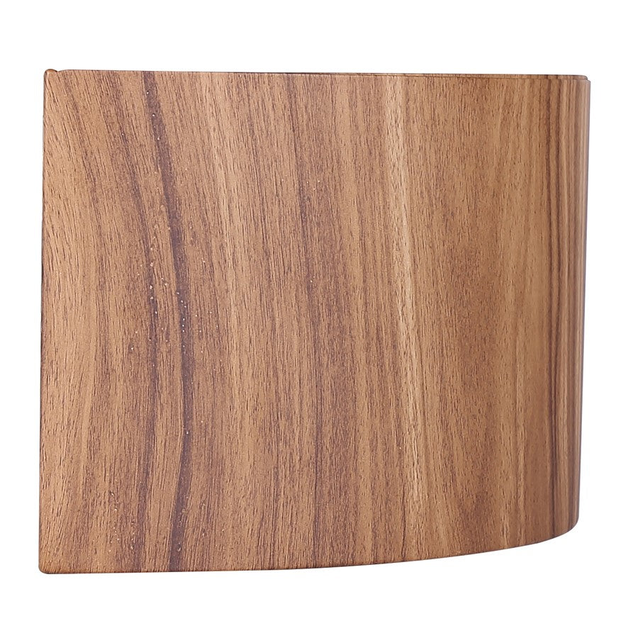 Canarm Dexter 13in 1-Light Wall Sconce | Matte Black and Faux Wood | Hallway & Entryway | W 13 x D 7 x H 5 in | Model IWL318A13BKW