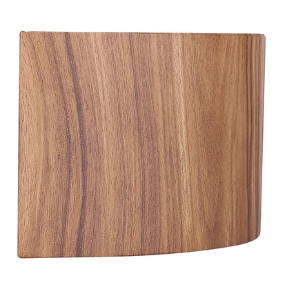 Canarm Dexter 13in 1-Light Wall Sconce | Matte Black and Faux Wood | Hallway & Entryway | W 13 x D 7 x H 5 in | Model IWL318A13BKW