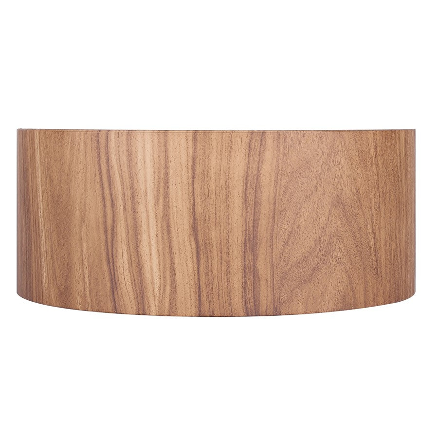Canarm Dexter 13in 1-Light Wall Sconce | Matte Black and Faux Wood | Hallway & Entryway | W 13 x D 7 x H 5 in | Model IWL318A13BKW