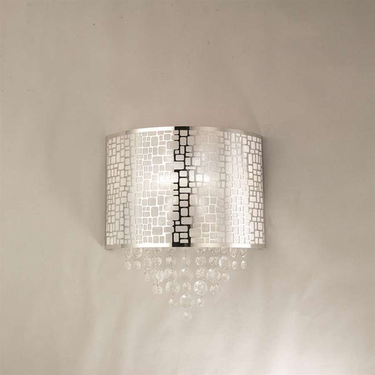 Canarm Benito 1-Light Wall Sconce | Modern Chrome Steel and Chrome Shade | Hallway & Bedroom Accent Light | 11.25 x 8 x 4 in | Model IWL394A11CH