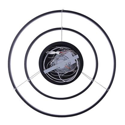 Canarm Lexie 24in LED Chandelier | Oil Rubbed Bronze and Acrylic | Dining Room & Living Room | 24 x 24 x 16 in, 3020 Lumens | Model LCH128A24BK
