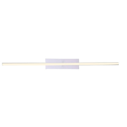 Canarm Maxton 36in 1-Light Chandelier | Modern White Metal | Dining Room & Foyer | 36 x 4 x 3 in | Model LCH190A36WH