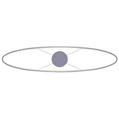 Canarm Laila 37in 1-Light Chandelier | Modern Chrome Metal | Dining Room & Open Spaces | 37 x 8 x 16 in | Model LCH193A37CH