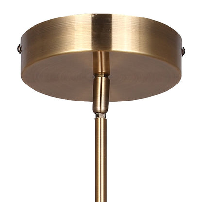 Canarm Keaton 33in 2-Light LED Chandelier | Gold Steel | Dining Room & Living Room | 33.5 x 33.5 x 20 in | Model LCH319A02GD