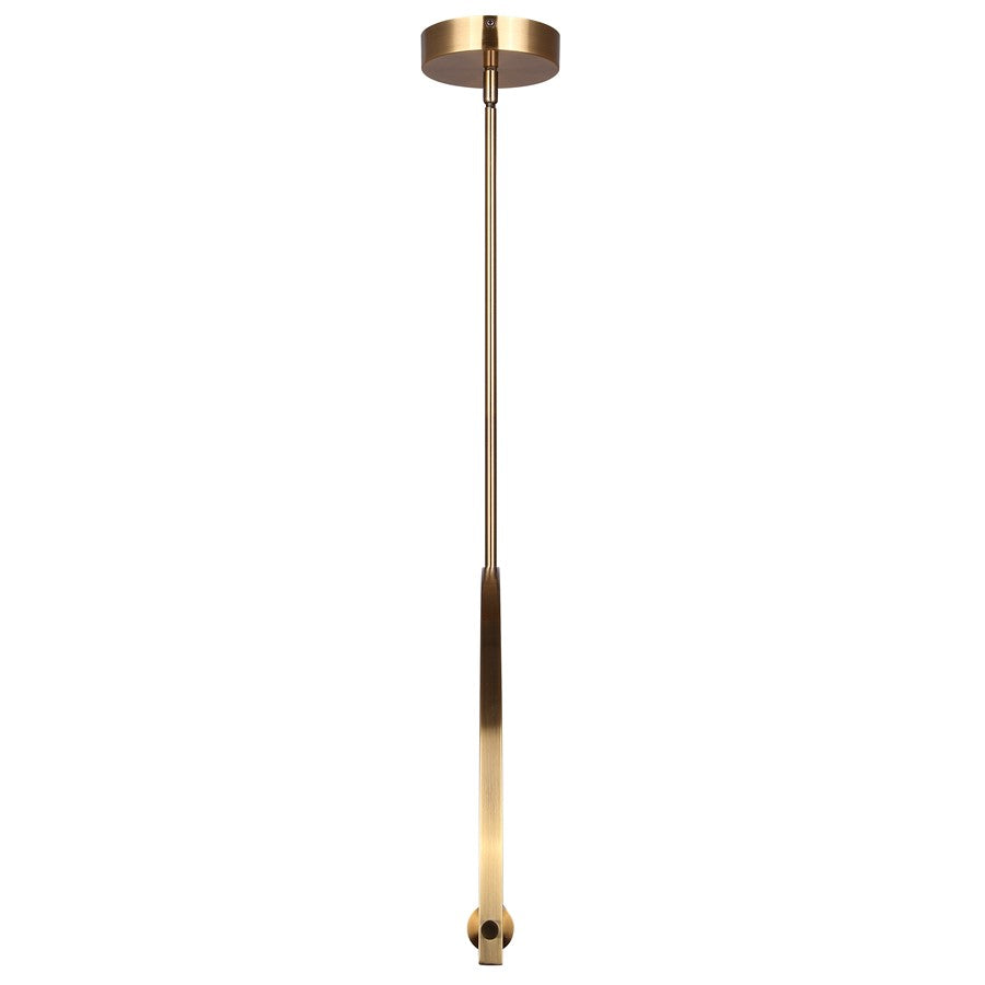 Canarm Keaton 33in 1-Light LED Chandelier | Modern Gold Aluminum and Steel | Dining Room & Kitchen Island | 33.5 x 33.5 x 16.75 in | Model LCH319A33GD