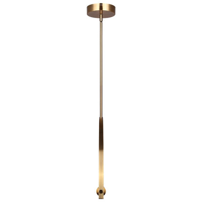 Canarm Keaton 33in 1-Light LED Chandelier | Modern Gold Aluminum and Steel | Dining Room & Kitchen Island | 33.5 x 33.5 x 16.75 in | Model LCH319A33GD