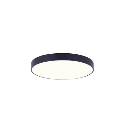 Canarm 5in LED Low Profile Disk Light | Black Metal/Acrylic | Under Cabinet & Closet | 5 x 5 x 1 in | Model LED-CP5D10-BK