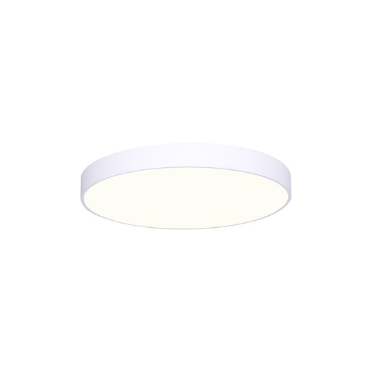 Canarm LED-CP5D10-WT 4.7in 1-Light Low Profile Disk Light | White | Under Cabinet & Hallway | 4.7 x 4.7 x 0.77 in | Model LED-CP5D10-WT